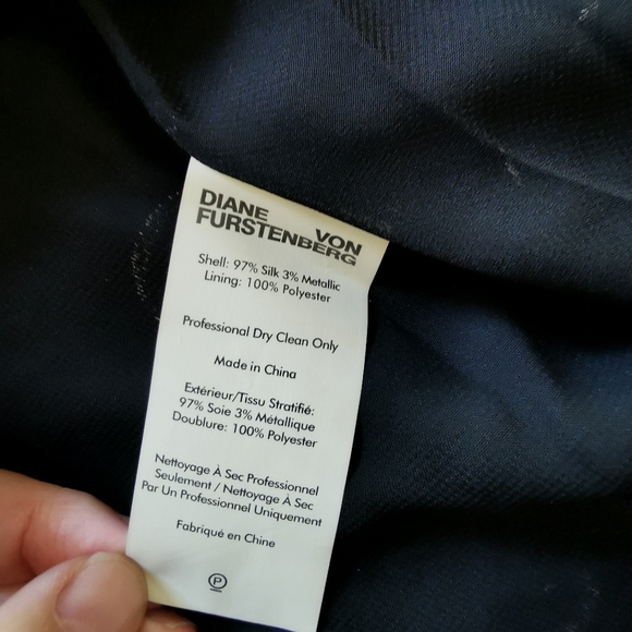 Diane Von Furstenberg Larryn Dotted Wrap Blouse - Picture 12 of 13